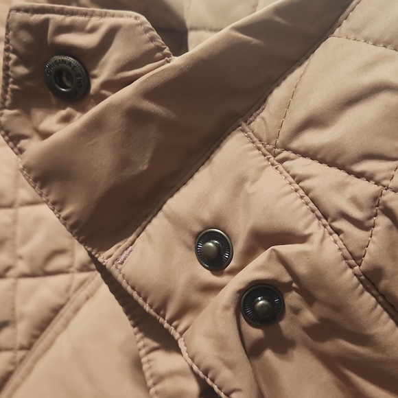 Lands' End Camel Colored Quilted Mid-Length Jacket - Size 3X - Picture 14 of 15